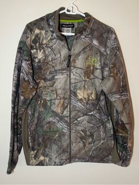 Realtree Camo Performance Jacket in Brown, Green, Gray